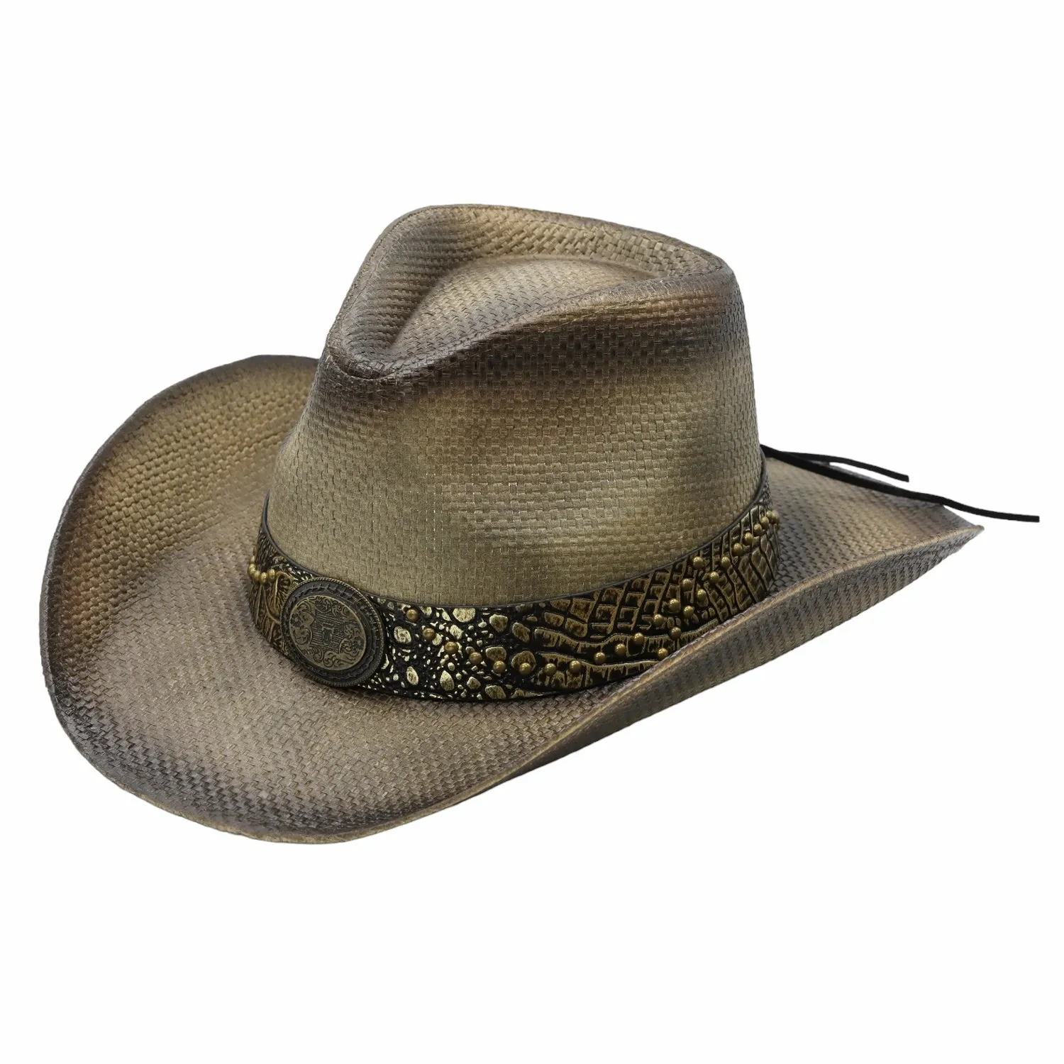 Peter Grimm Pyrite - Straw Cowboy Hat sold by Hat Country