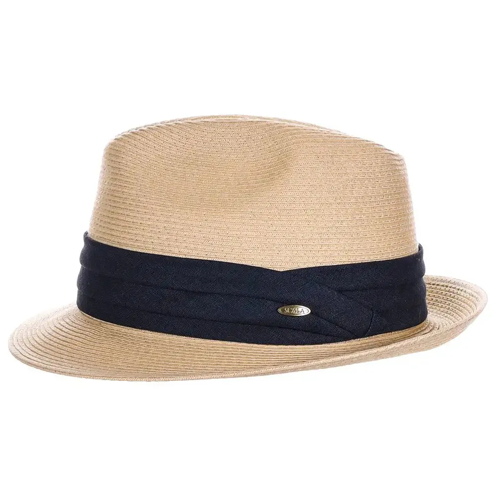 Scala Oasis - Straw Fedora Hat (Closeout) sold by Hat Country product image thumbnail 5