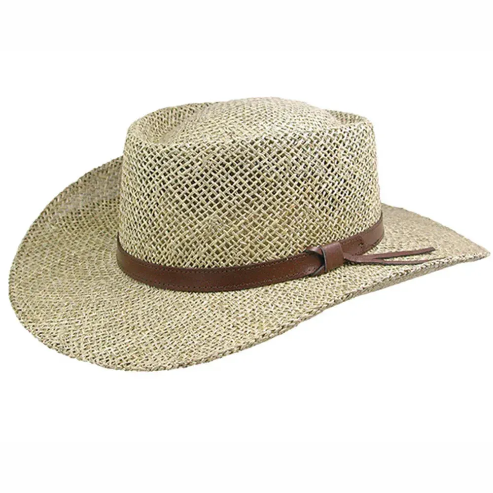 Stetson Gambler - Seagrass Straw Cowboy Hat sold by Hat Country