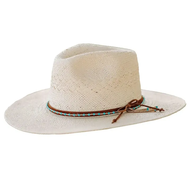 Scala Quint - Toyo Straw Outback Fedora Hat (Closeout) made by Scala