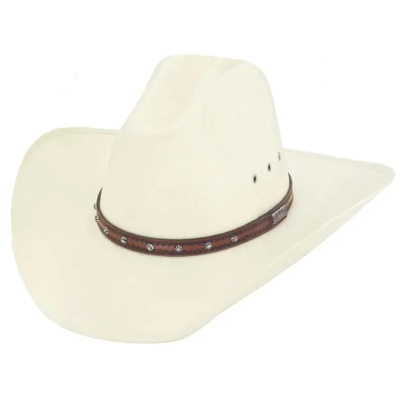 Larry Mahan's Browning (4") - (10X) Straw Cowboy Hat made by Hat Country