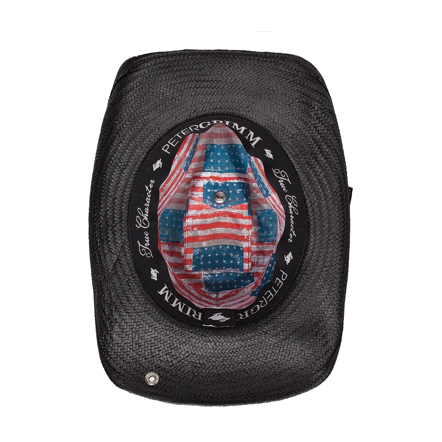 Peter Grimm Patterson - Straw Cowboy Hat sold by Hat Country product image thumbnail 2