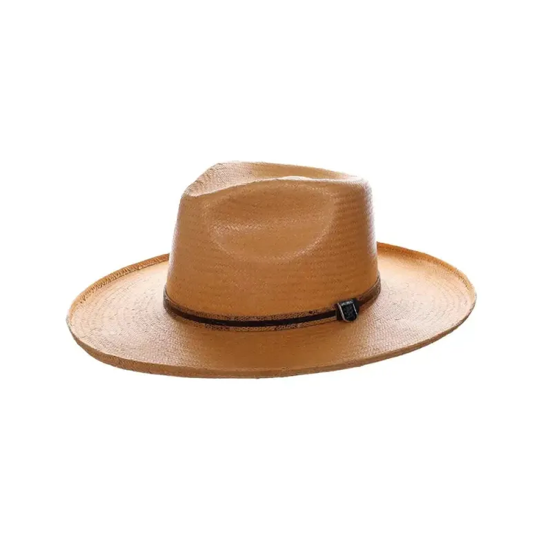 Stacy Adams Milano - Toyo Straw Fedora Hat (Closeout) made by Stacy Adams