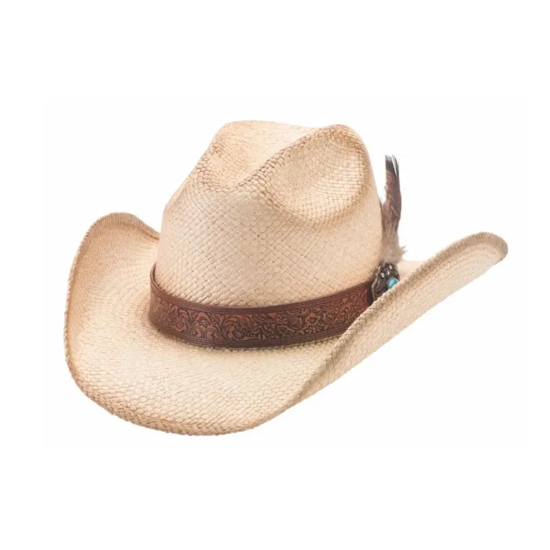 Bullhide Moonshine - Genuine Panama Straw Cowboy Hat (Closeout) made by Hat Country