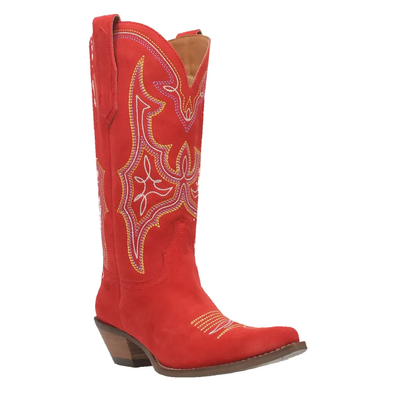 Dingo Hot Sauce - Women's Suede Leather Cowgirl Boots made by dingo