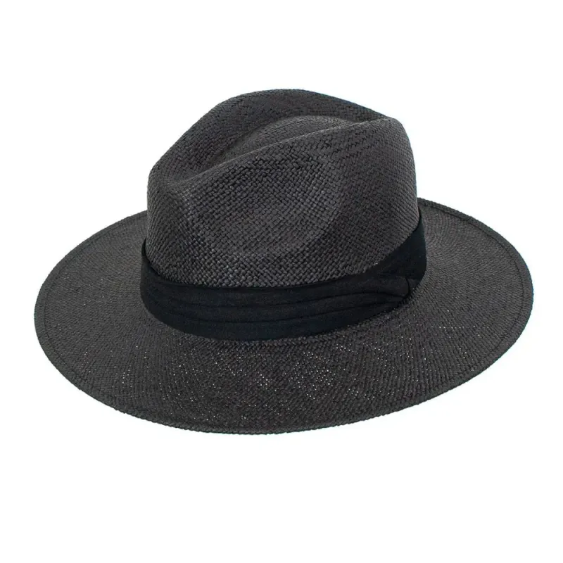 Peter Grimm Andre - Straw Fedora Hat made by Peter Grimm