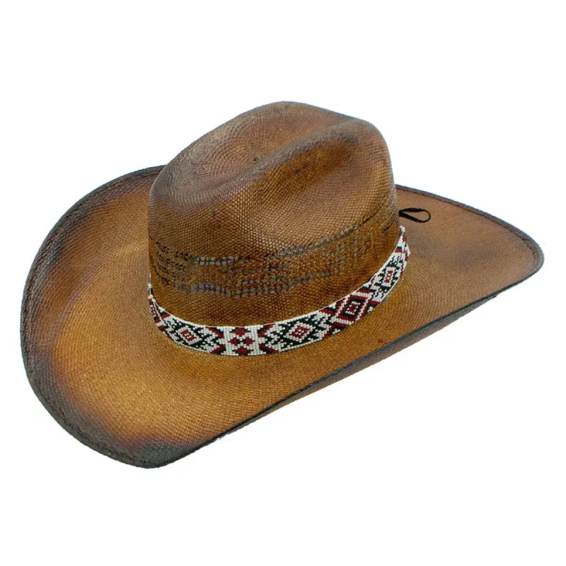 Peter Grimm Willie - Bangora Straw Cowboy Hat made by Peter Grimm