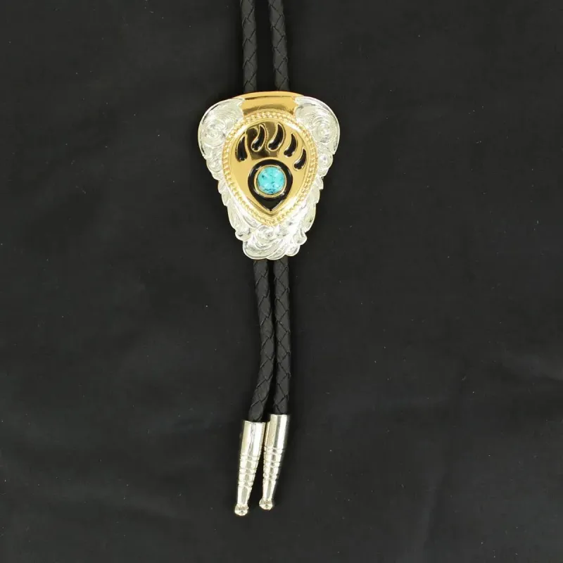 Double S Bear Claw - Bolo Tie made by Hat Country