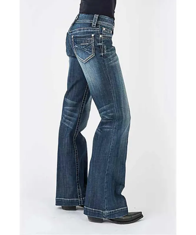 Stetson 214 Trouser Fit w/ Pieced Back Pocket - Women's Jeans sold by Hat Country
