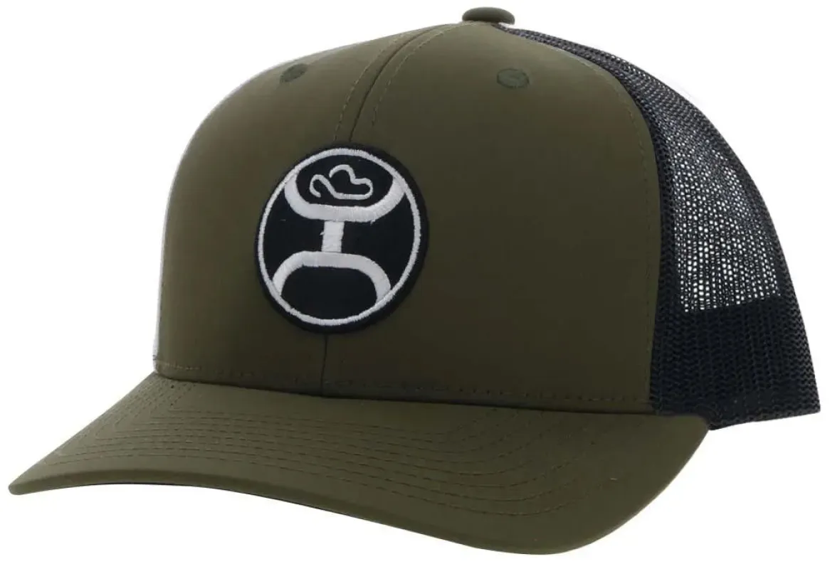 HOOey "Primo" (Olive/Black) - Trucker Cap made by Hat Country