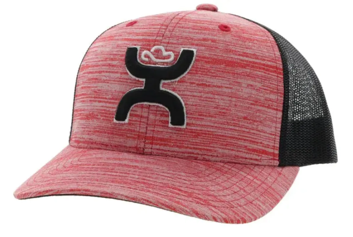 HOOey "Sterling" (Red/Black) - Trucker Cap made by Hat Country