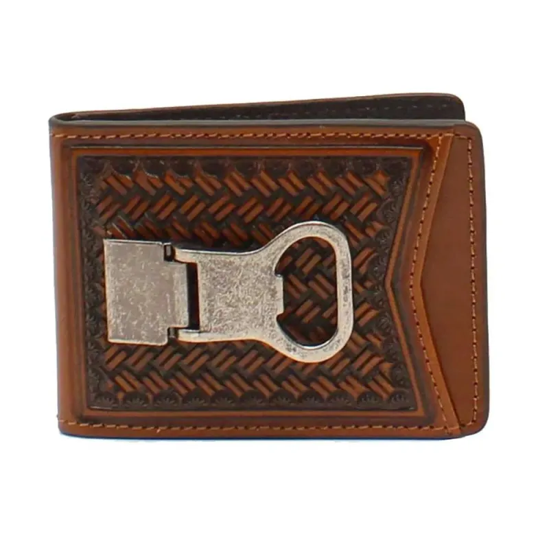 Nocona Bifold Money Clip -Mens Embossed Wallet sold by Hat Country
