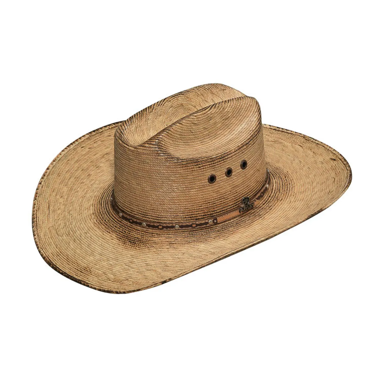Ariat Fired Palm Cattleman (A65102) - Straw Cowboy Hat sold by Hat Country