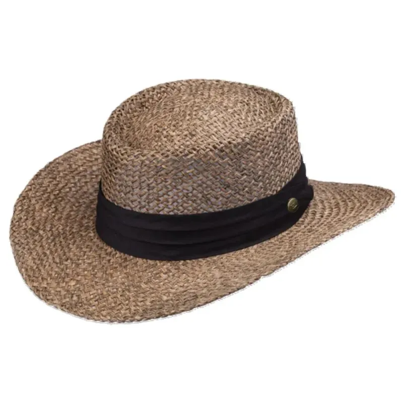 Peter Grimm Howel - Seagrass Straw Gambler Golf Hat (Closeout) made by Peter Grimm