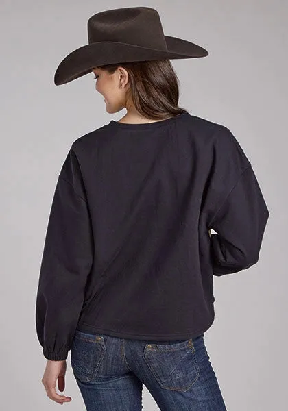 Roper 2341 Open Stables (Black) - Women's Pullover Sweatshirt sold by Hat Country product image thumbnail 3