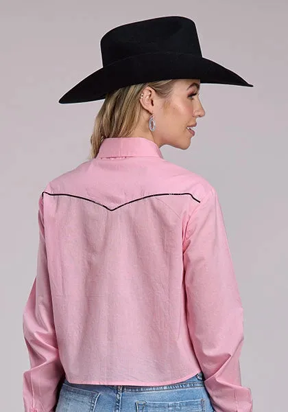 Roper 2862 Solid Arrows (Pink) - Women's Western Blouse sold by Hat Country product image thumbnail 3