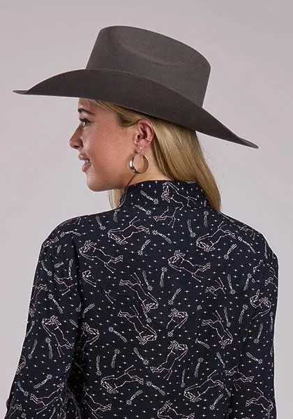 Roper 2857 Constellation Print (Black) - Women's Western Shirt sold by Hat Country product image thumbnail 3
