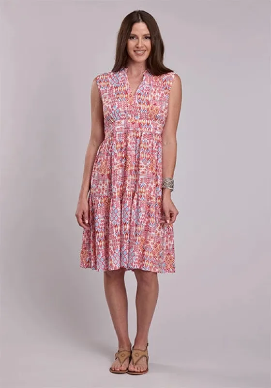 Roper 2936 Aztec Patchwork (Pink) - Women's Dress made by Roper