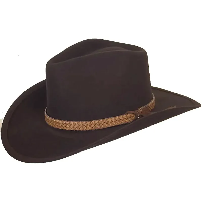Deadwood Homestead - Wool Felt Cowboy Hat (Closeout) made by Hat Country