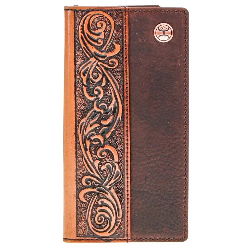 HOOey "Grayson" (Brown/Tan) - Men's Rodeo Wallet made by Hat Country