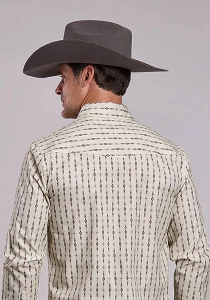 Stetson 2875 Southwest Stripe (Cream) - Men's Western Shirt sold by Hat Country product image thumbnail 2