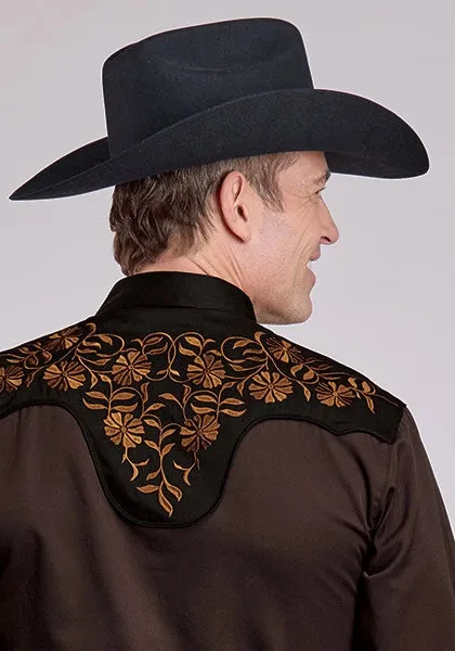 Roper 2260 Old West Embroidery (Brown) - Men's Western Shirt (Closeout) sold by Hat Country product image thumbnail 2