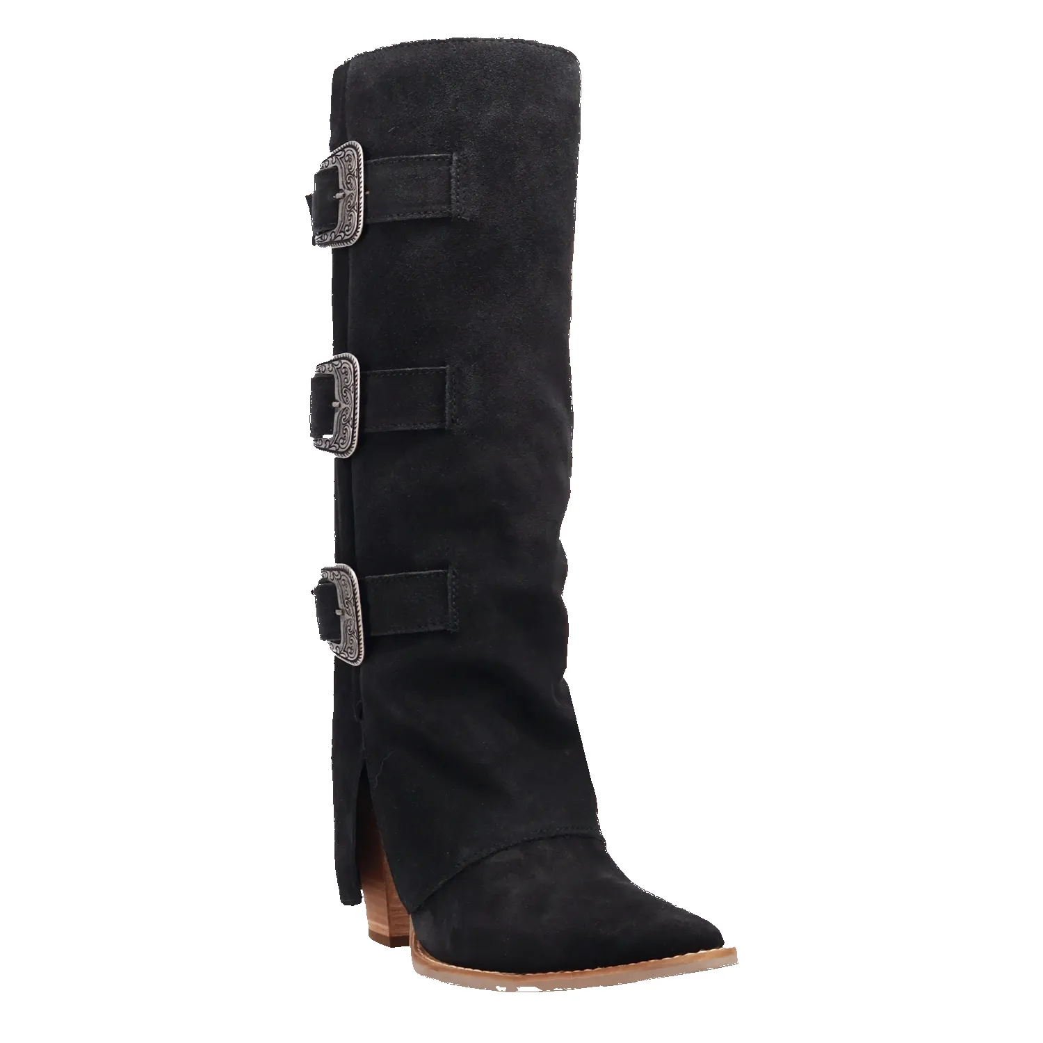 Dingo Buckle Bunny - Women's Suede Cowgirl Boots sold by Hat Country product image thumbnail 2