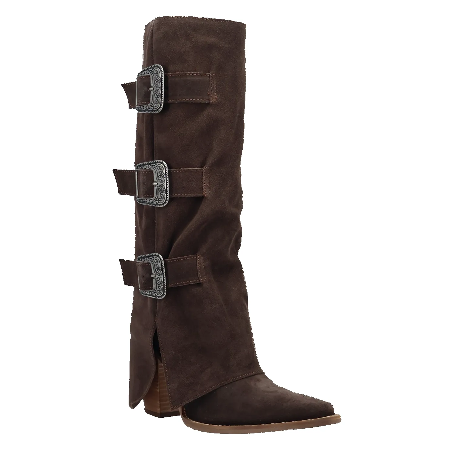 Dingo Buckle Bunny - Women's Suede Cowgirl Boots sold by Hat Country product image thumbnail 3