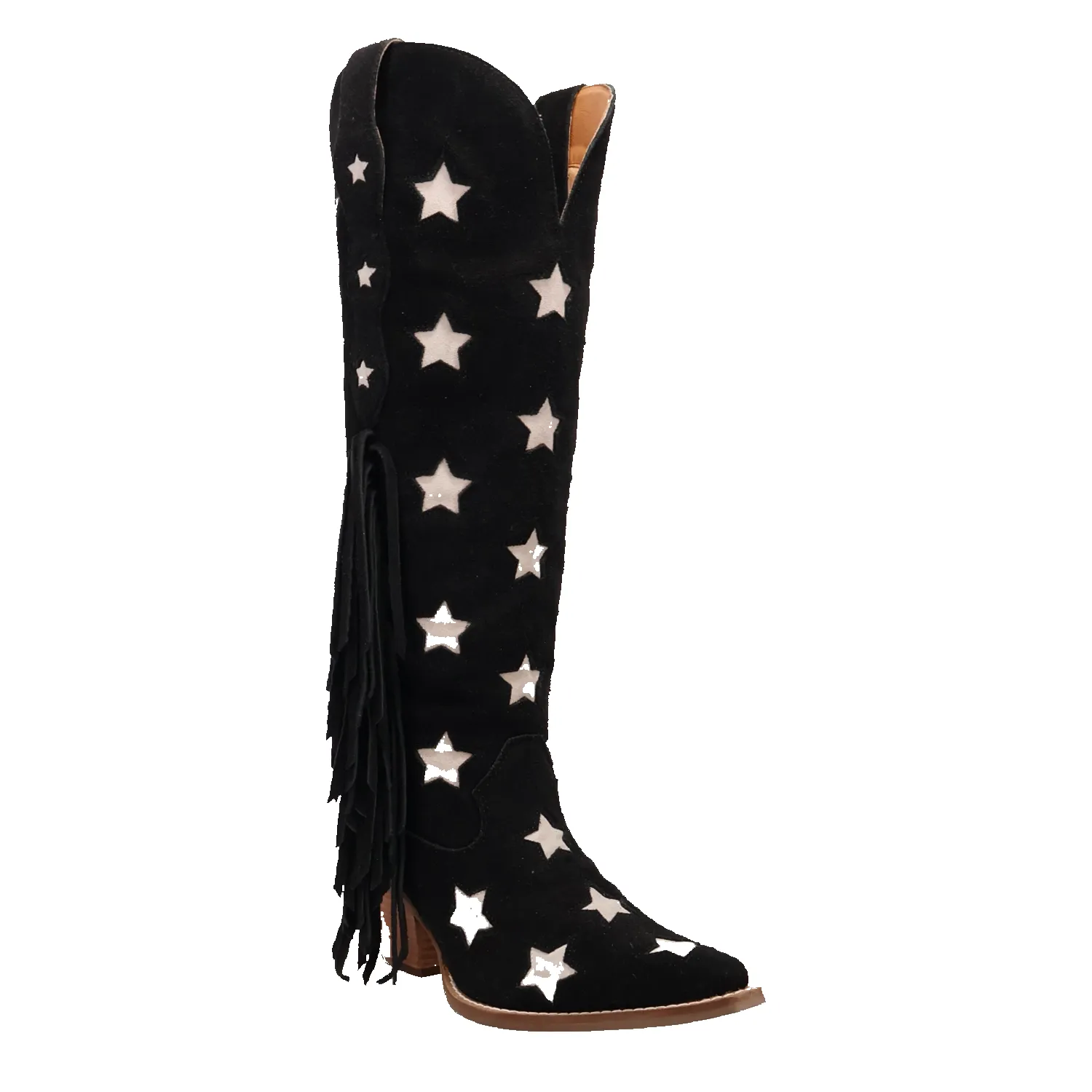 Dingo Super Star - Women's Suede Cowgirl Boots sold by Hat Country product image thumbnail 2