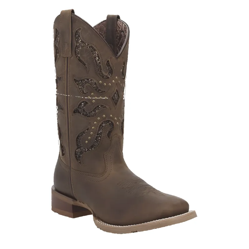 Laredo Lace Lonestar - Women's Leather Cowgirl Boots made by Laredo