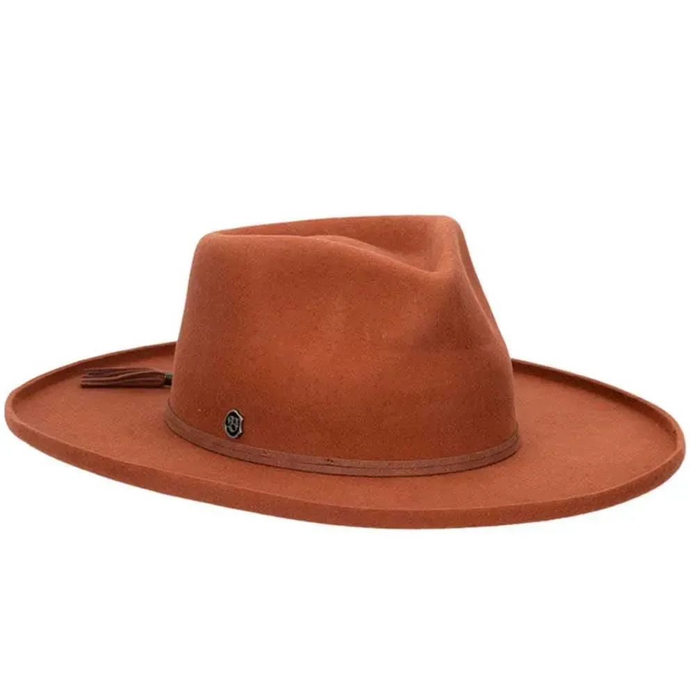 Biltmore Revel Heart - Womens Wide Brim Fedora Hat (Closeout) sold by Hat Country product image thumbnail 2
