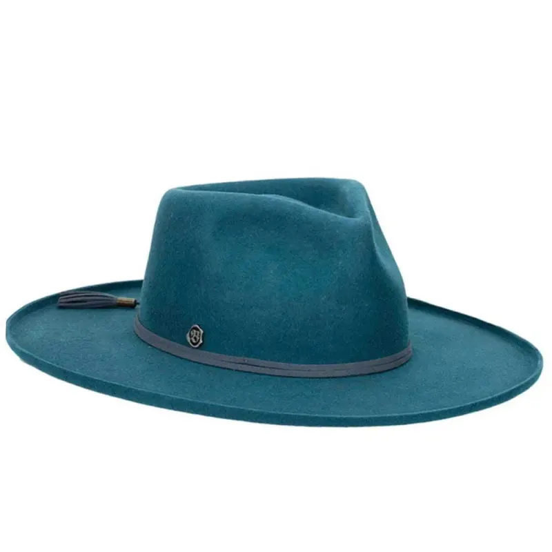 Biltmore Revel Heart - Womens Wide Brim Fedora Hat (Closeout) made by Hat Country