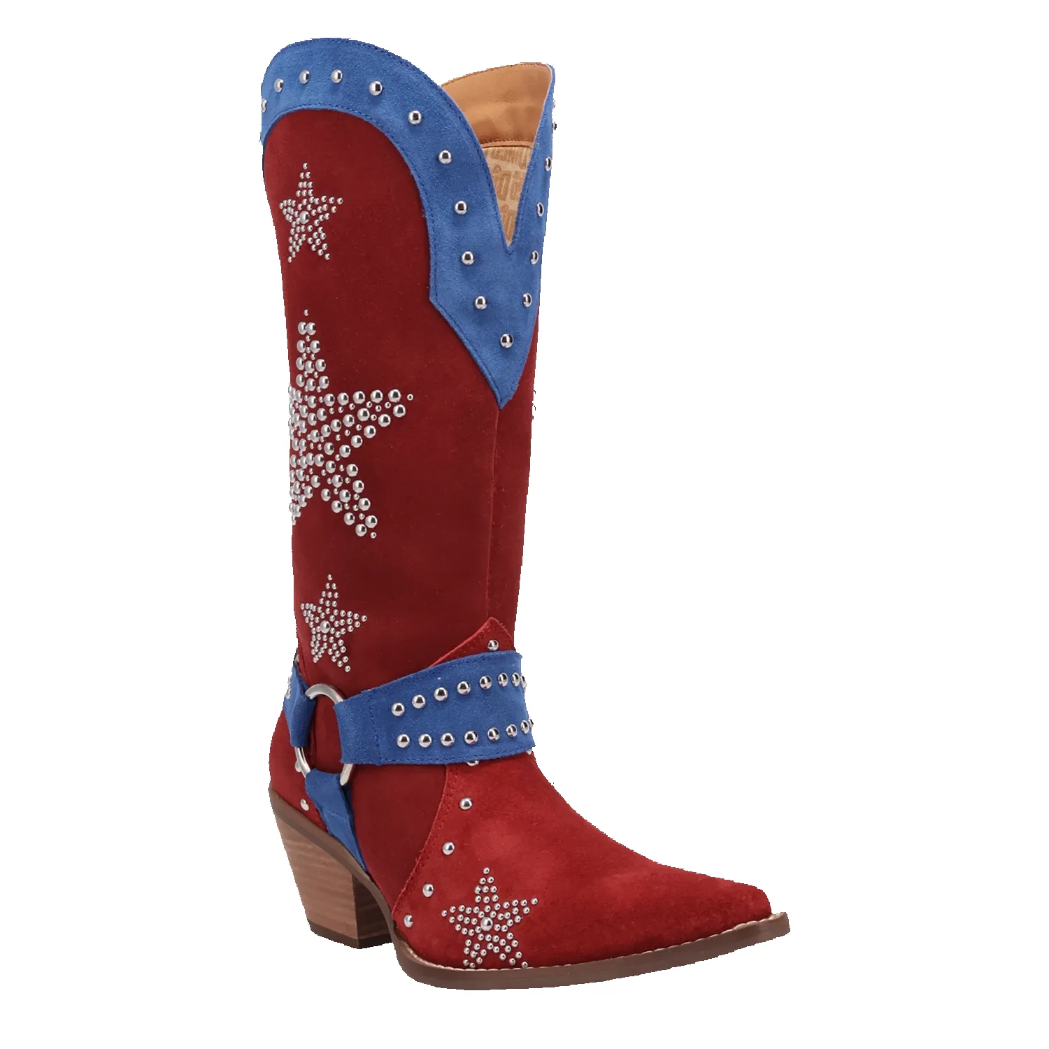 Dingo Lucky Stars - Women's Suede Cowgirl Boots sold by Hat Country product image thumbnail 5