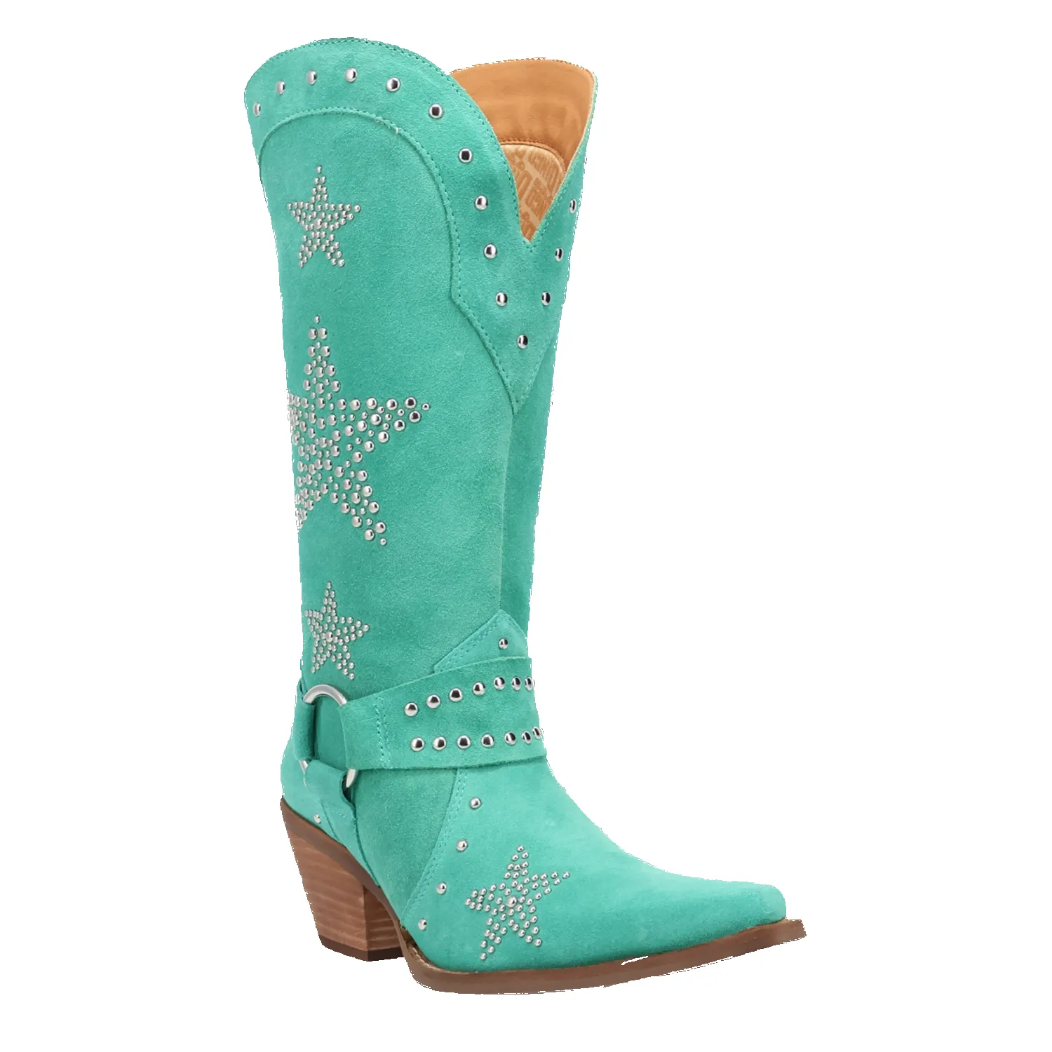 Dingo Lucky Stars - Women's Suede Cowgirl Boots sold by Hat Country product image thumbnail 4