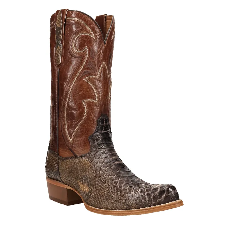 Dan Post Stryke Back - Men's Python Skin Cowboy Boots made by Dan Post