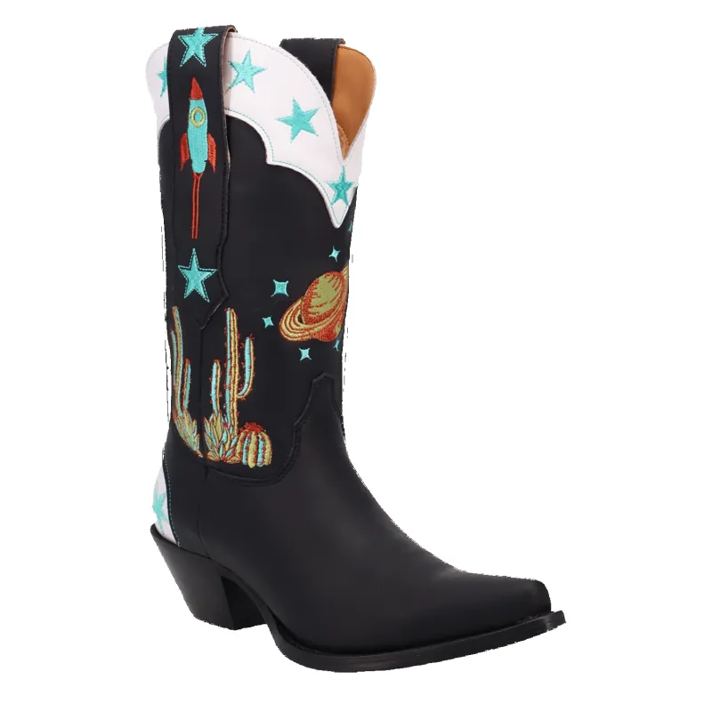Dingo Space Cowgirl - Women's Leather Cowgirl Boots made by dingo