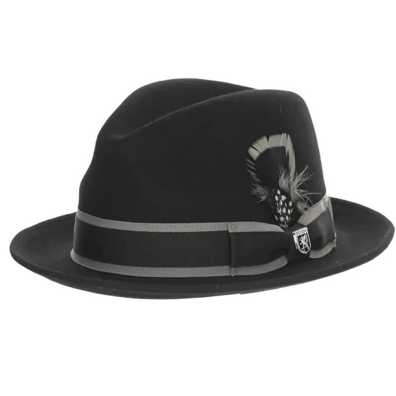 Stacy Adams Macon - Wool Fedora Hat made by Stacy Adams