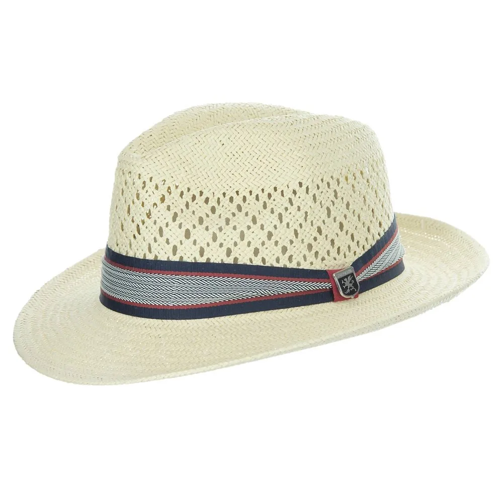 Stacy Adams Walter - Toyo Straw Fedora Hat sold by Hat Country
