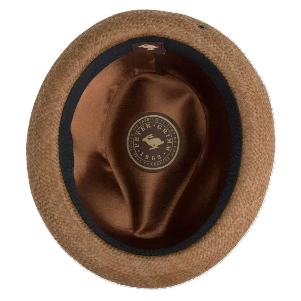 Peter Grimm Deppo - Straw Fedora Hat (Closeout) sold by Hat Country product image thumbnail 3