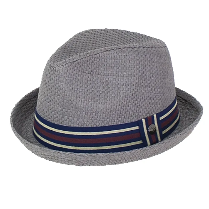Peter Grimm Deppo - Straw Fedora Hat (Closeout) made by Peter Grimm