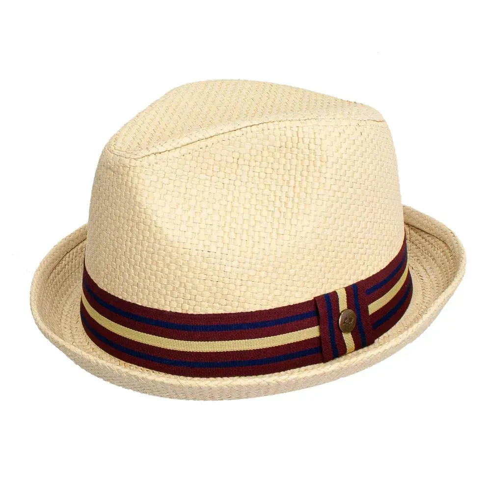 Peter Grimm Deppo - Straw Fedora Hat (Closeout) sold by Hat Country product image thumbnail 2