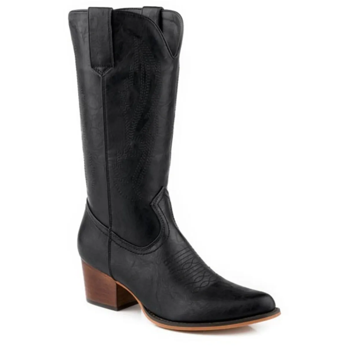Roper Nettie (Black) - Women's Cowgirl Boot sold by Hat Country