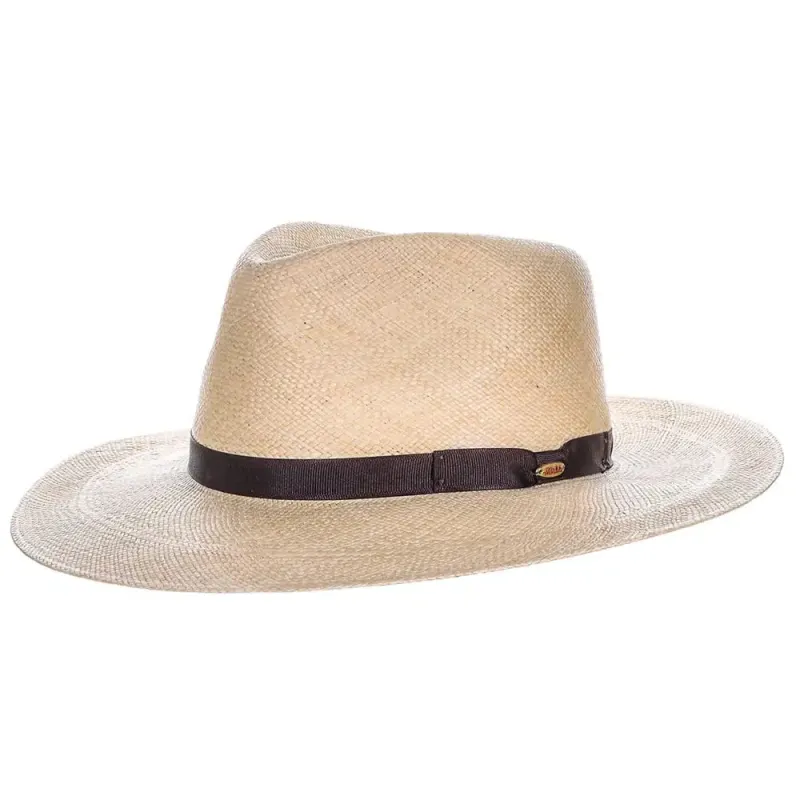 Scala Belloso - Panama Straw Fedora Hat (Closeout) made by Scala