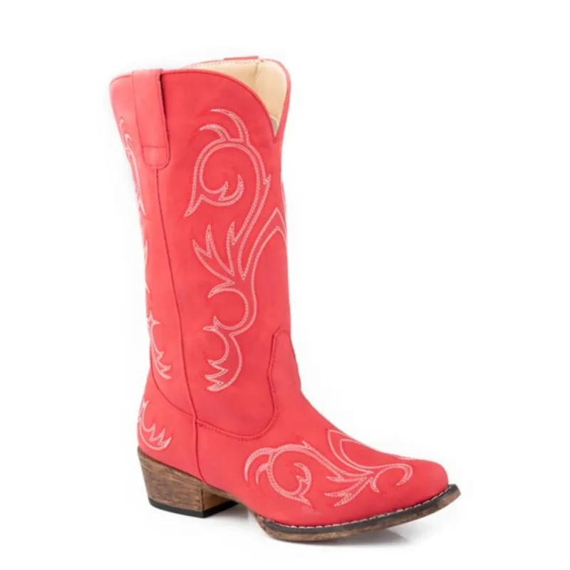 Roper Riley (Red) - Women's Cowgirl Boot made by Roper