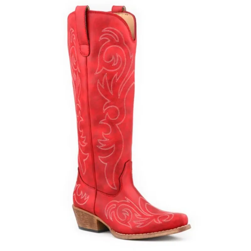 Roper Ryder (Red) - Women's Cowgirl Boot made by Roper