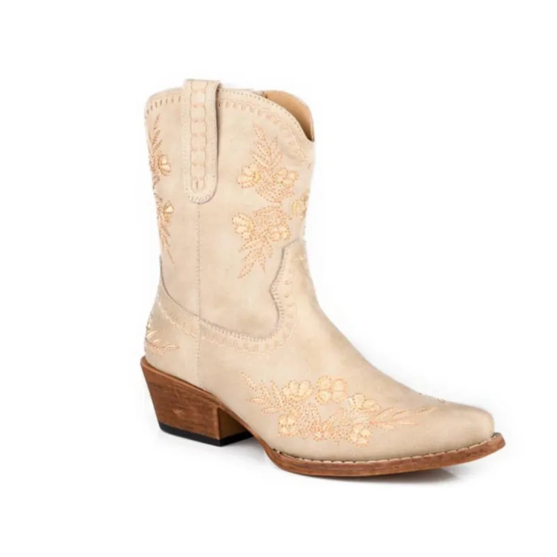 Roper Wynona (White) - Women's Cowgirl Boot made by Roper