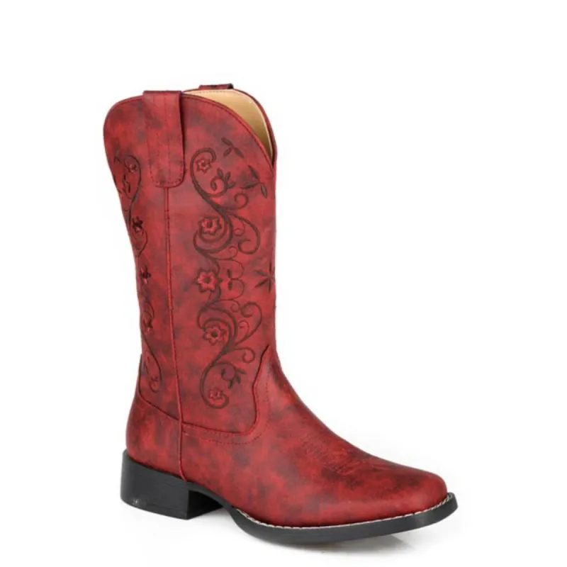 Roper Bailey (Red) - Women's Cowgirl Boot made by Roper
