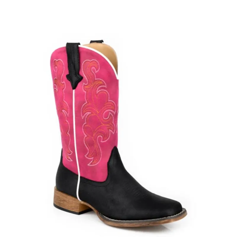 Roper Cowboy Classic (Pink) - Women's Cowgirl Boot made by Roper
