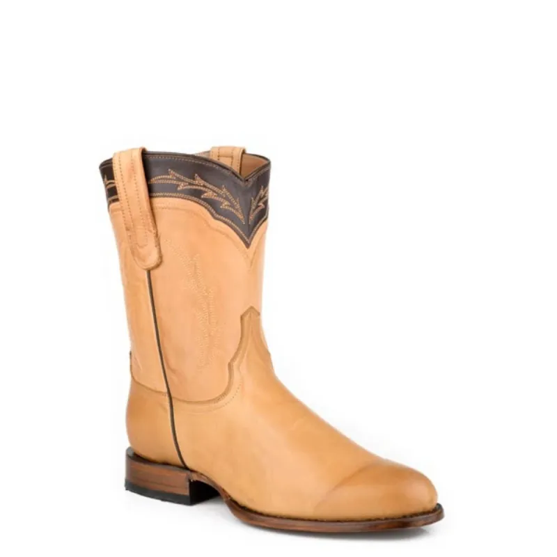 Stetson Ben (Tan) - Men's Cowboy Boot made by Stetson