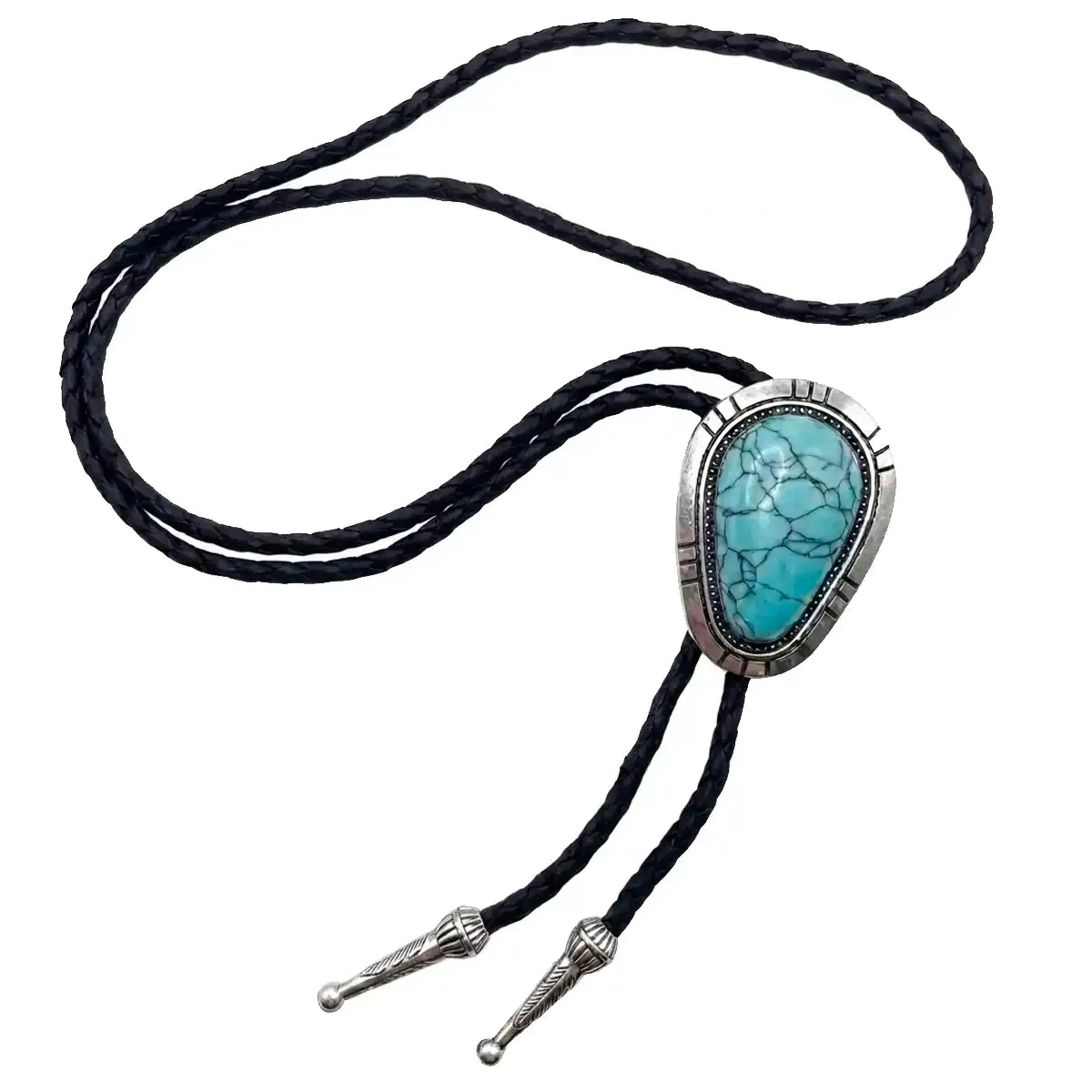 Deadwood Trading Stonekeeper (Turquoise) - Bolo Tie sold by Hat Country product image thumbnail 3